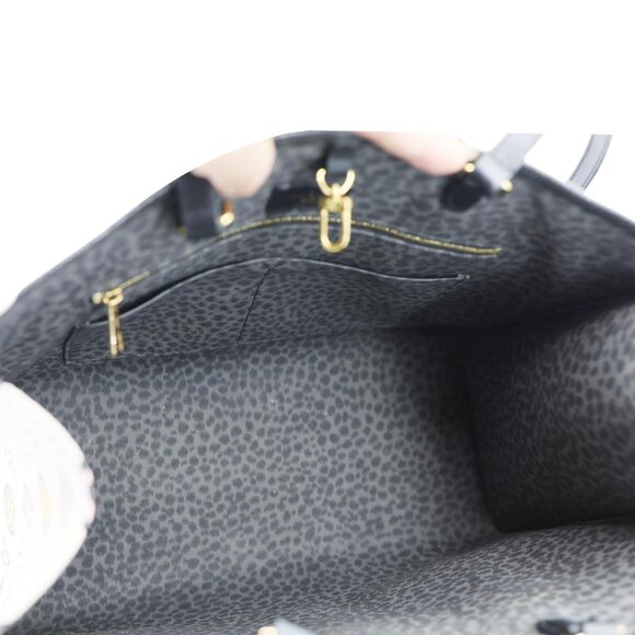 Louis Vuitton  Onthego GM Wild At Heart Monogram Giant Canvas Tote Bag Black - Picture 11 of 12